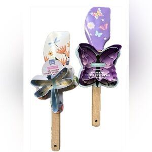 Butterfly and Dragonfly Cookie Cutter Set with Spatulas- 2 Sets for Kids Baking